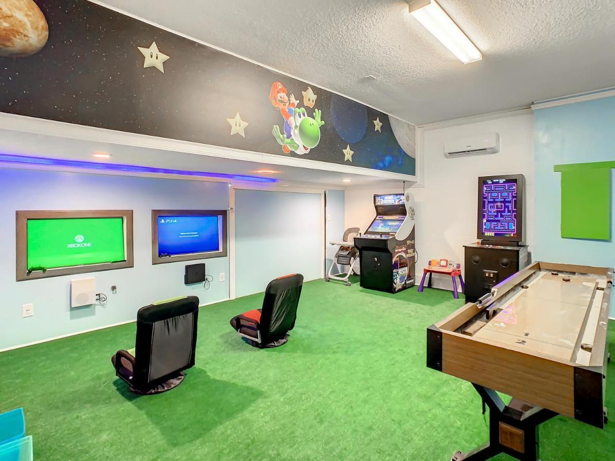 7 Bdr Family Themed Home With Mario Games Room And Free Pool Heat Orlando Zewnętrze zdjęcie