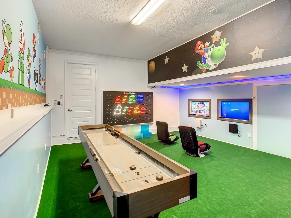 7 Bdr Family Themed Home With Mario Games Room And Free Pool Heat Orlando Zewnętrze zdjęcie